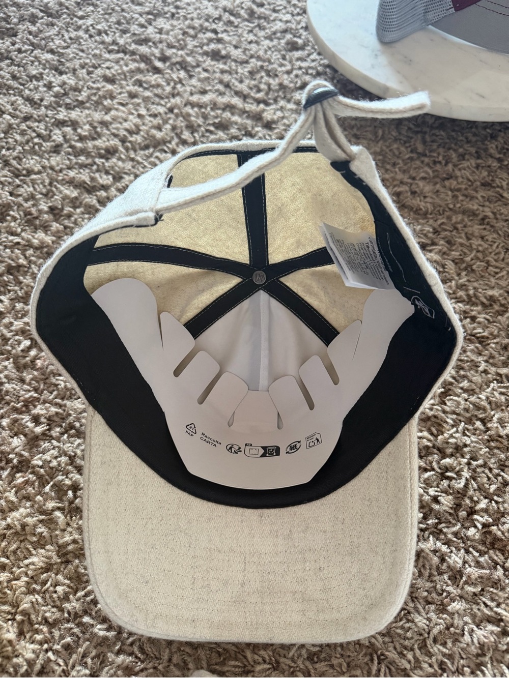 Hat on carpet - Picture 2 of 2